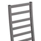 Metal Dining Chairs With Steel Legg, High Back Armless Design