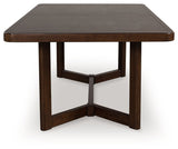 Dilenno - Dark Brown - Rectangular Dining Room Extension Table