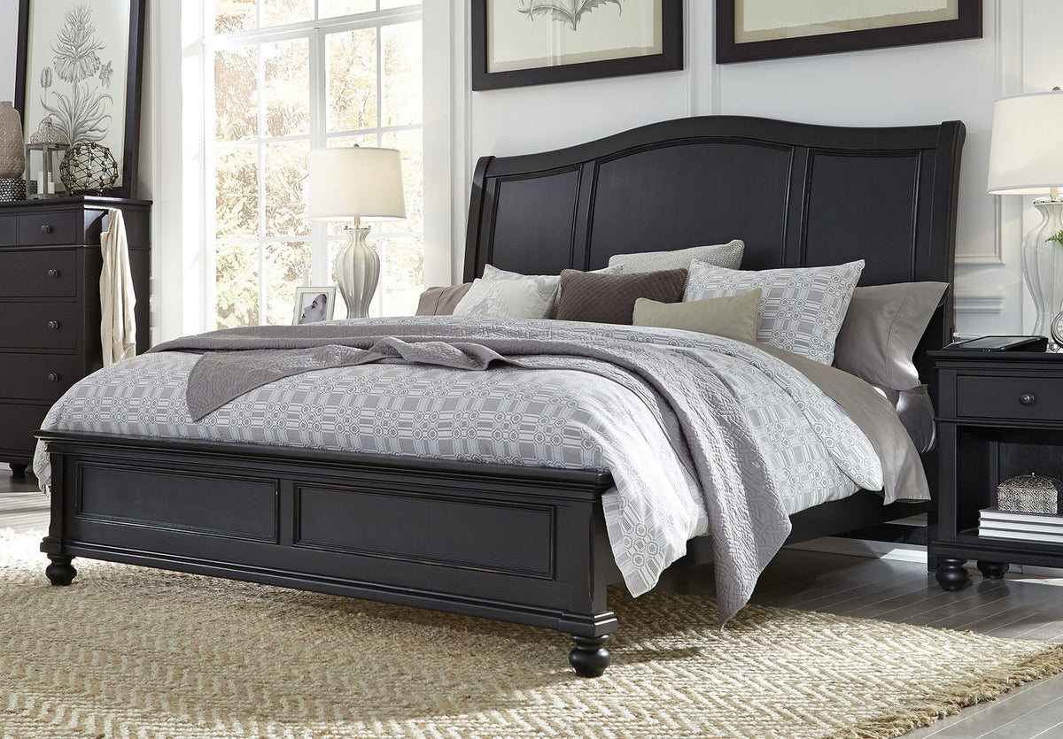 Oxford - Sleigh Bed