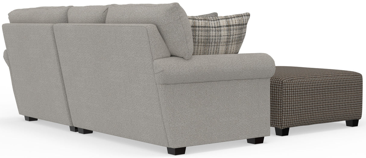 Livingston - Sectional With Comfort Coil Seating And Accent Pillows
