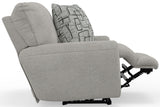 Maxwell - Power Deep Seat Lay Flat Recliner - Cream