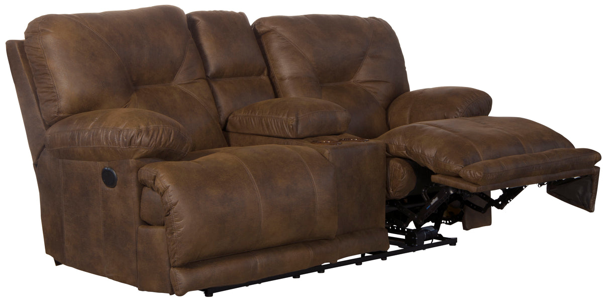 Voyager - Lay Flat Console Reclining Loveseat