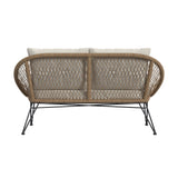 Grace - 4 Piece Outdoor Seating Set - Beige / Natural
