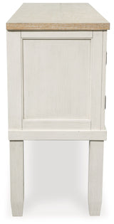 Shaybrock - Antique White / Brown - Dining Room Server