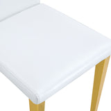 Elegant Upholstered Chairs With Metal Legs