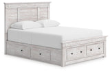 Makidern - Panel Storage Bed