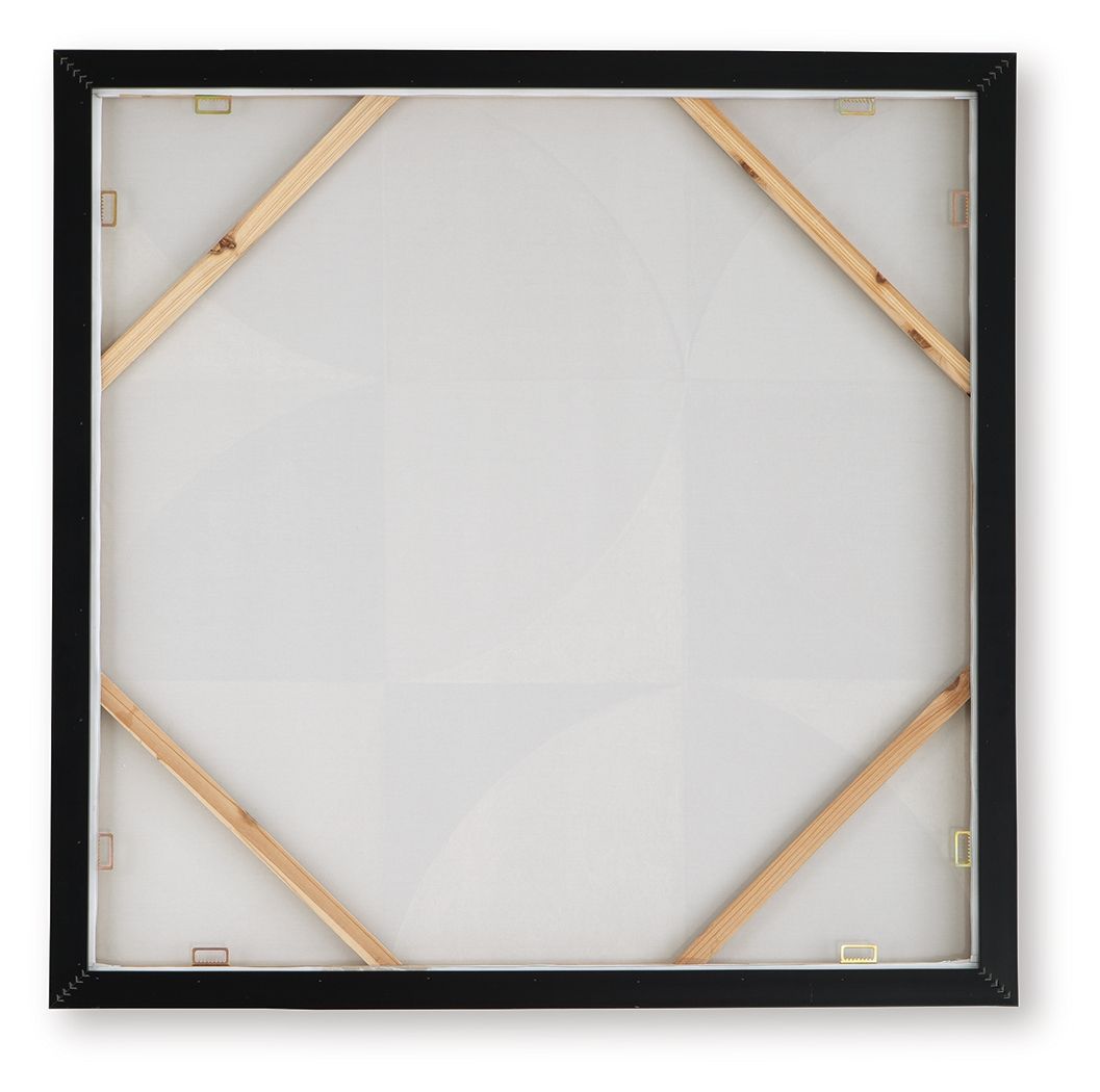 Harelman - Tan / Taupe / White - Wall Art
