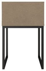 Neilsville - Black / Gray - One Drawer Night Stand