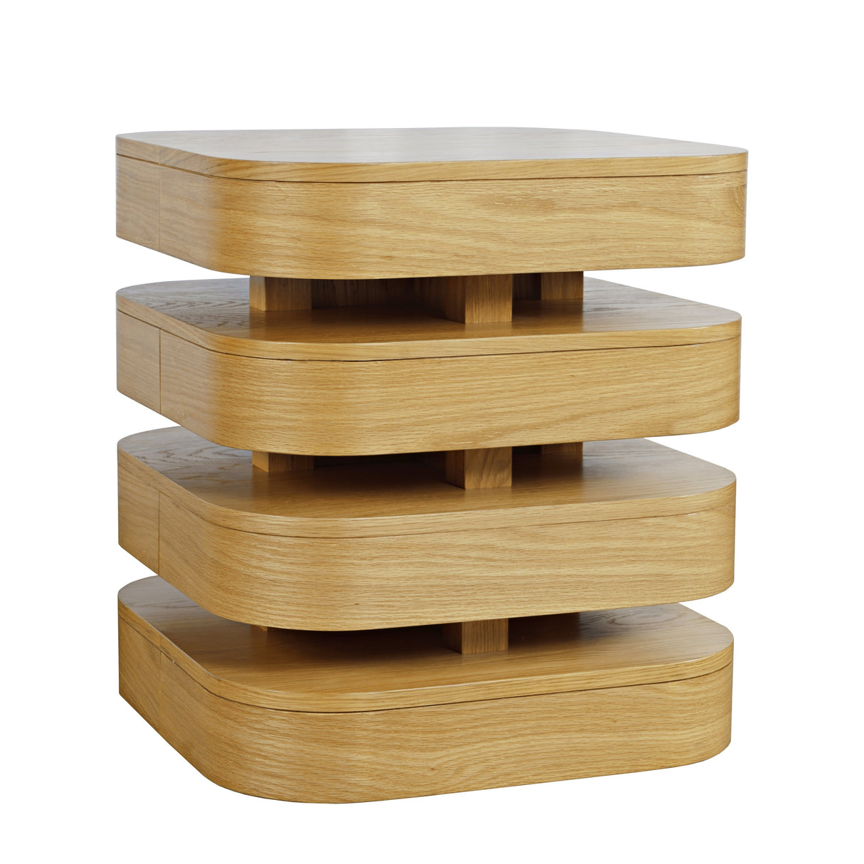 Brix Square End Table - Espresso