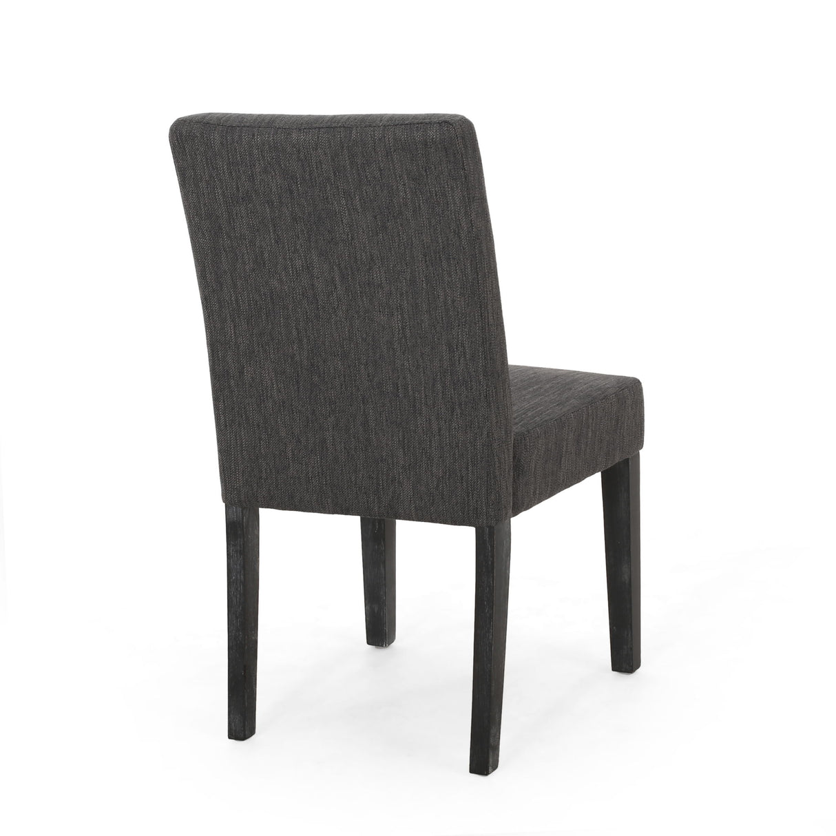 Contemporary Dining Chair With Upholstered Seating And Tapered Legs