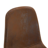 (Set of 4) Backrest AndTransfer Legs Chairs Adding A Touch Of Elegance To Minimalist And Scandinavian Style Homes - Walnut