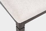 Lincoln Square - Ladderback Chair (Set of 2) - Medium Brown And White Fabric