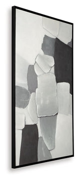 Adilson - White / Gray / Black - Wall Art