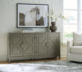Darlock - Accent Cabinet - Warm Gray
