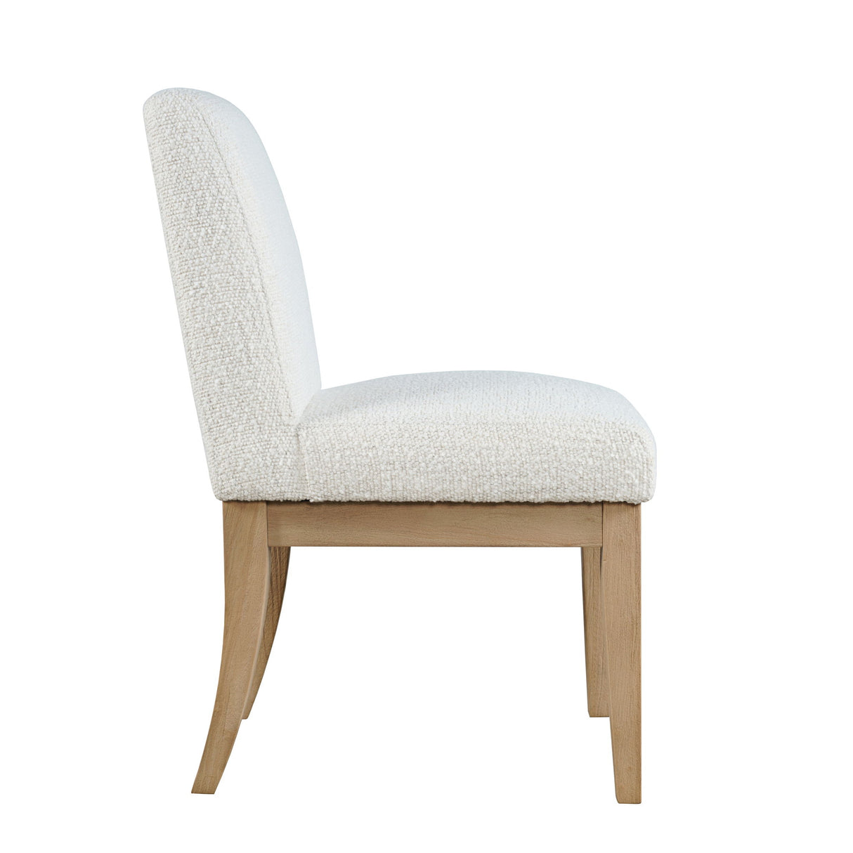 Sequoia - Upholstered Dining Chair (Set of 2) - Natural Brown / White