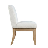 Sequoia - Upholstered Dining Chair (Set of 2) - Natural Brown / White