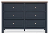 Landocken - Brown / Blue - Dresser