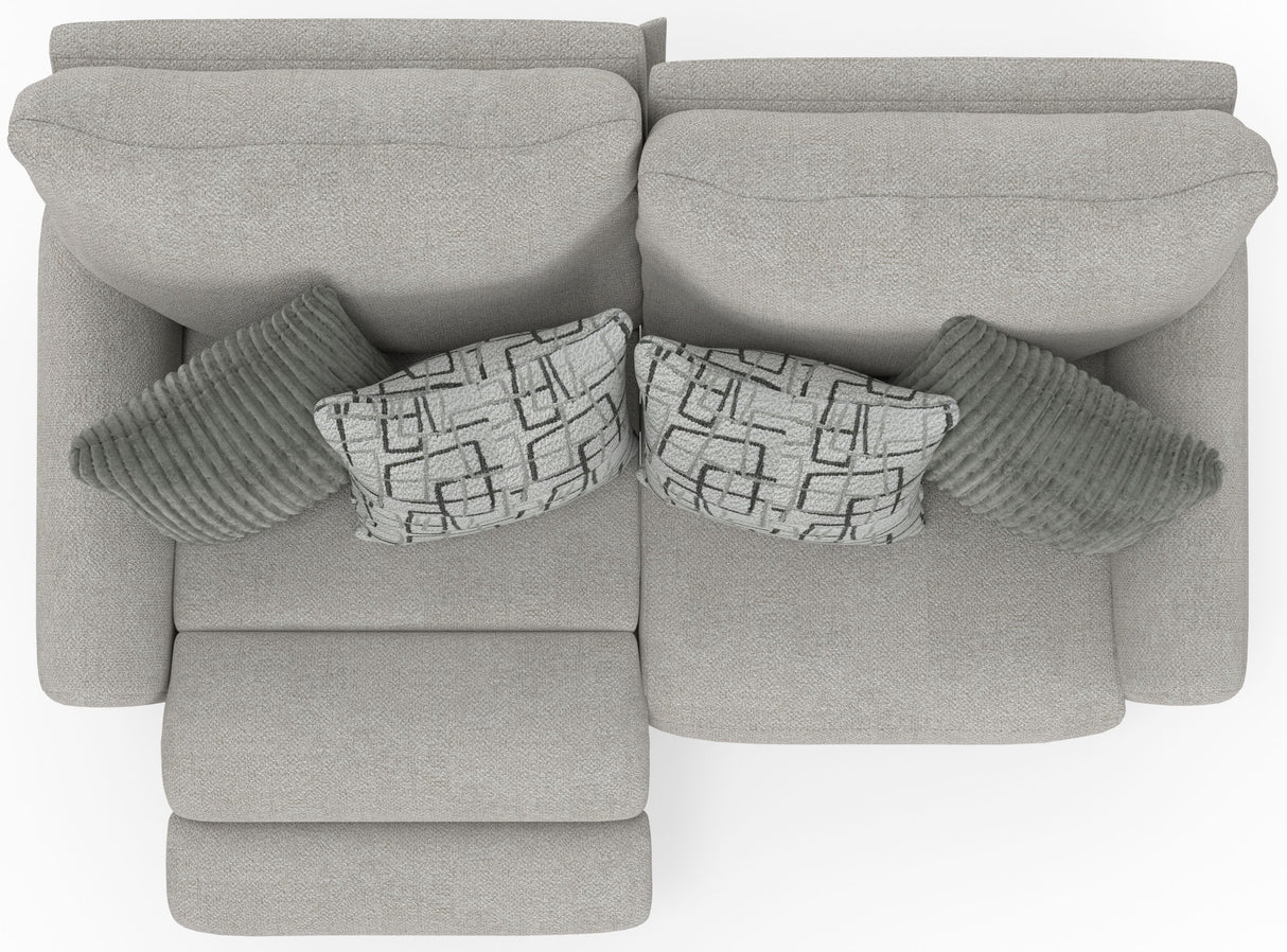 Maxwell - Power Deep Seat Reclining Sofa - Cream