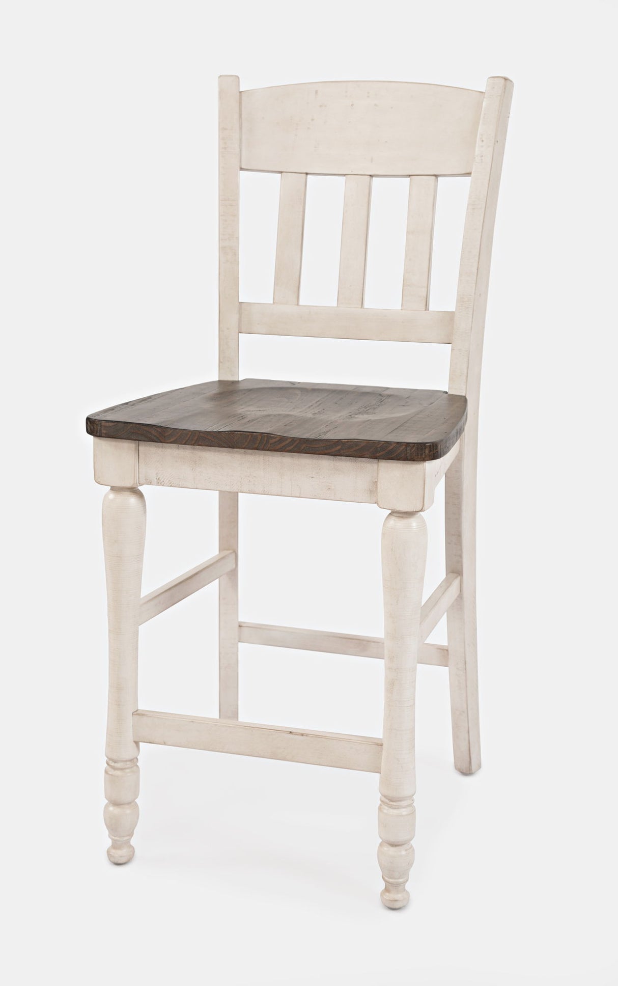 Madison County - Slatback Stool (Set of 2) - Vintage White