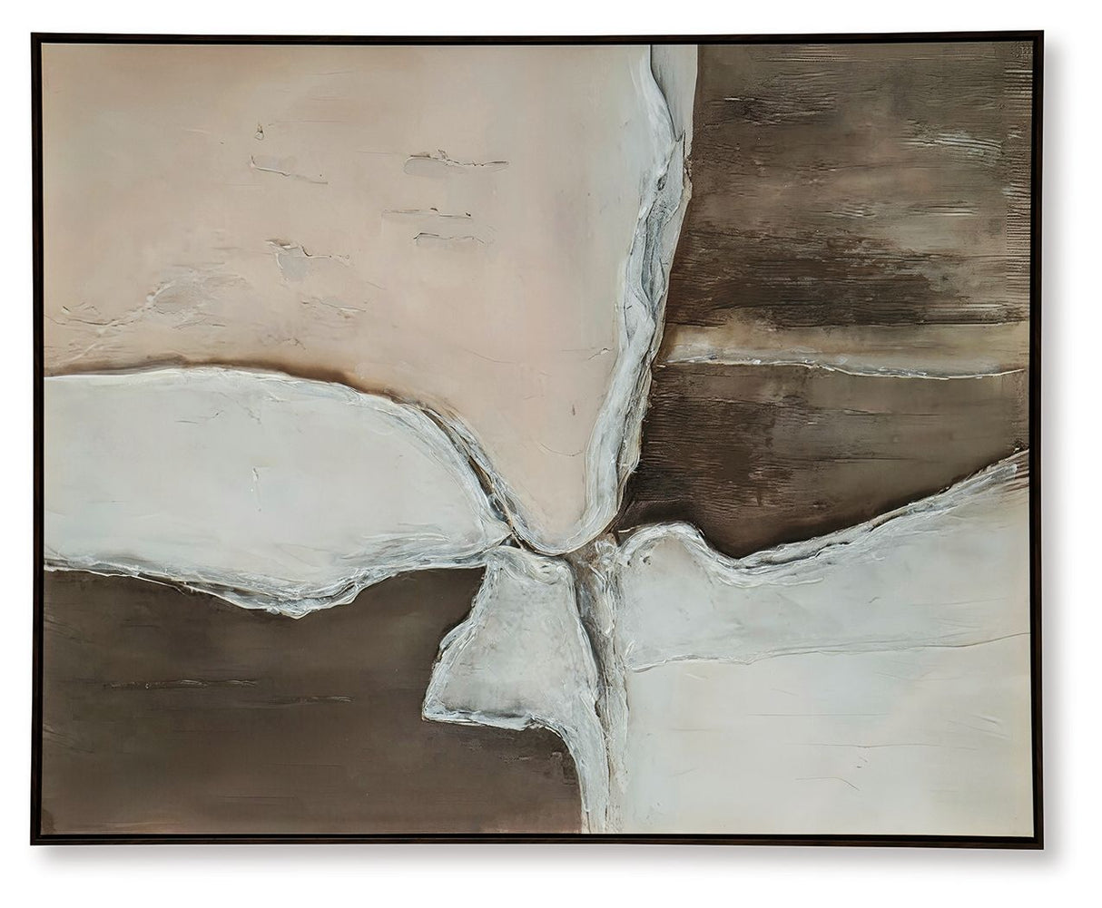 Junward - Brown / Tan / White - Wall Art