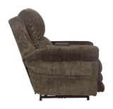 Warner - Power Headrest With Lumbar Power Lay Flat Recliner