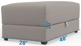 Trevor - Storage Ottoman