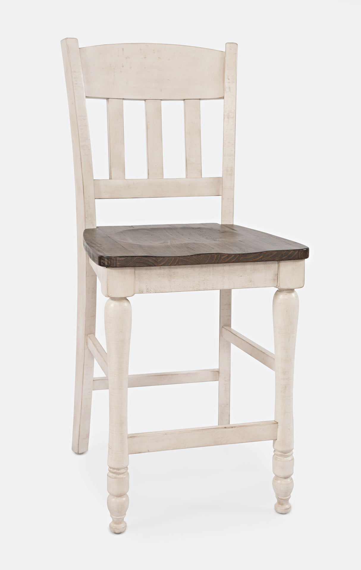Madison County - Slatback Stool (Set of 2) - Vintage White