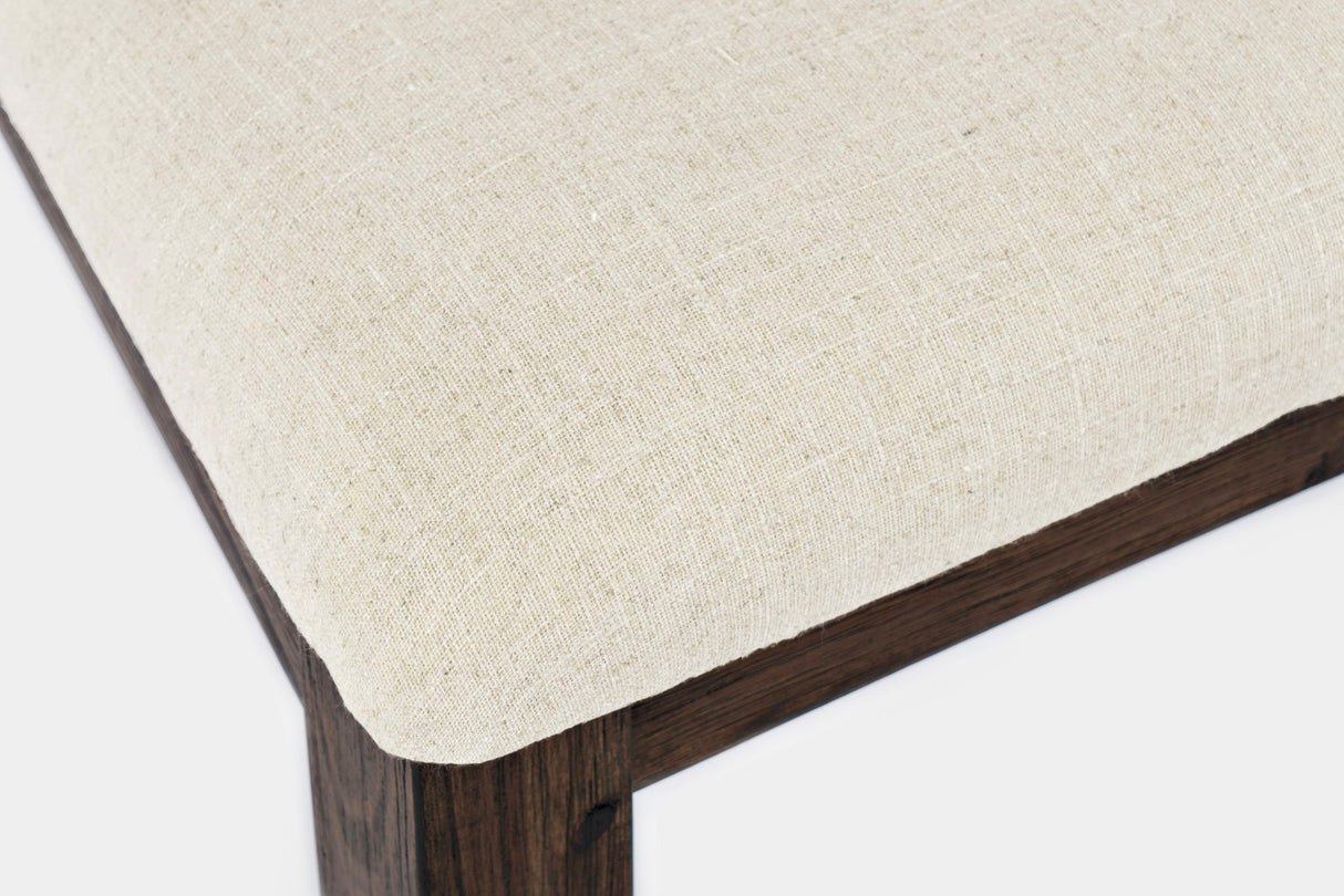 Bakersfield - Slatback Chair (Set of 2) - Wire Brush Brown / Beige