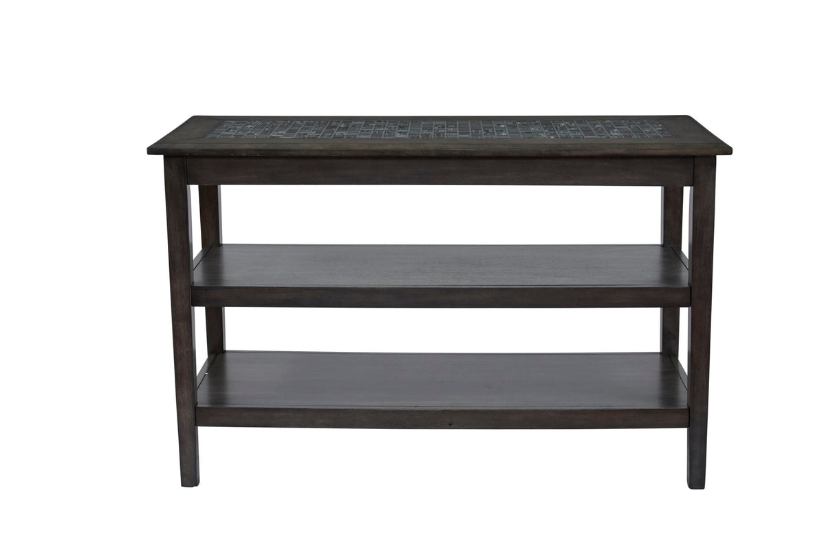 Baroque - Mosaic Sofa Table - Gray