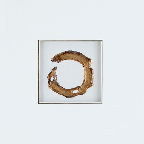 Dallbourne - White / Gold Finish - Wall Art Set (Set of 4)