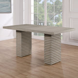 Lily - Counter Table With 18" Leaf - Greige