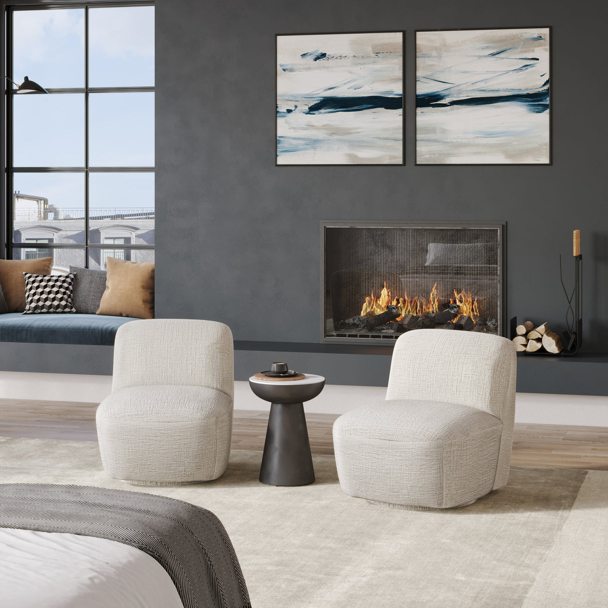 Josie Swivel Accent Chair