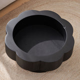 Modern Plum Blossom Shaped Coffee Table With Storage