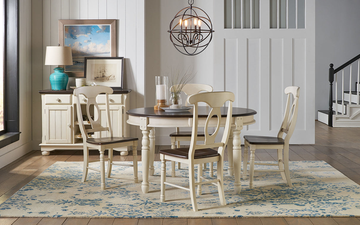 British Isles Dining British Isles Leg Table With 2-12 Leaves