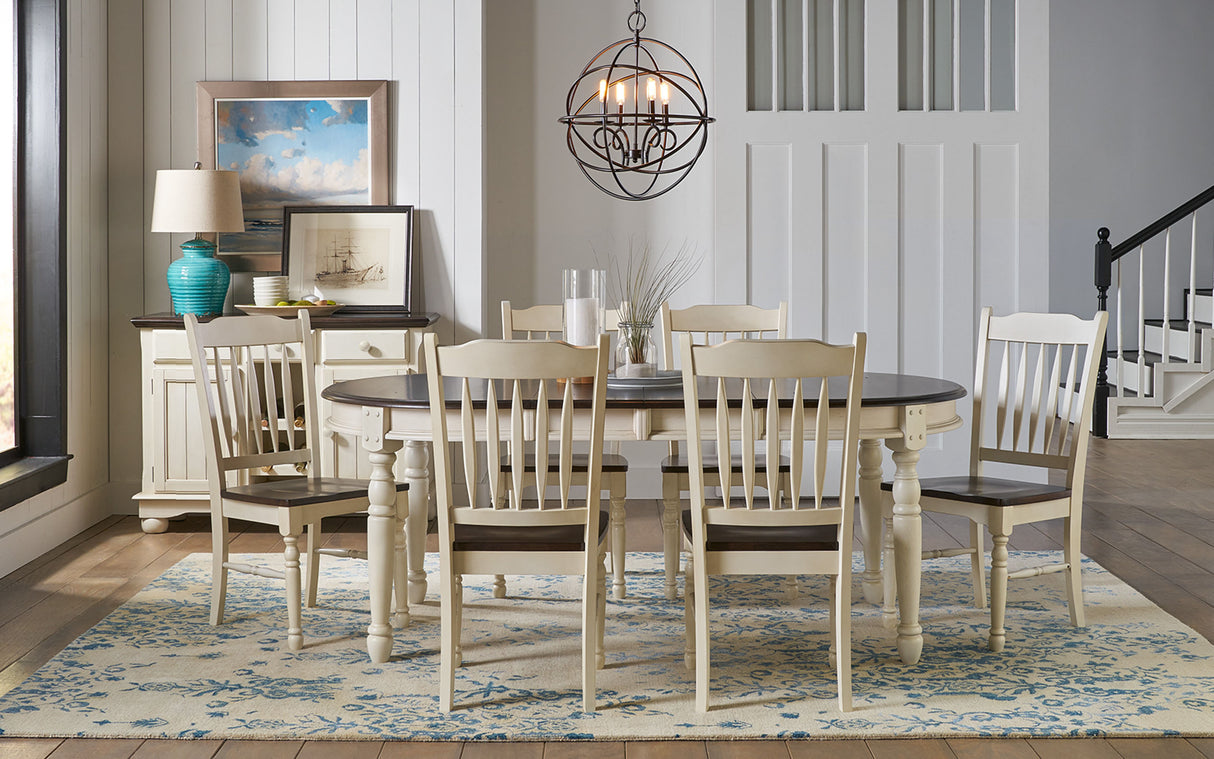 British Isles Dining British Isles Leg Table With 2-12 Leaves