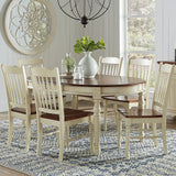 British Isles Dining Leg Table With 2-12 Leaves