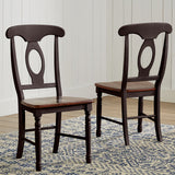 British Isles Dining Napoleon Sidechair W/ Wood Seat
