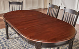 British Isles Dining Leg Table W/2-12 Leaves
