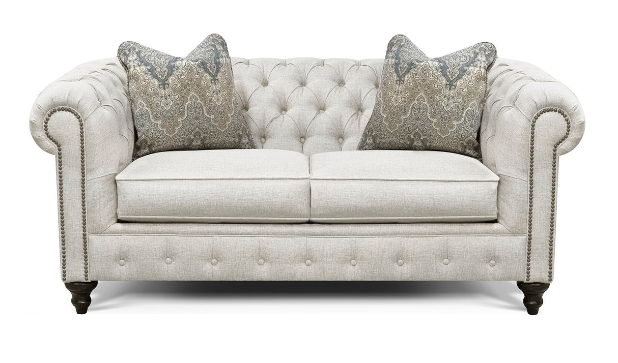 Rondell - 2R00LR/NR - Stationary Loveseat With Nails