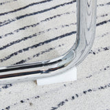 Modern Dining Chairs With Padded Seat, Metal Legs