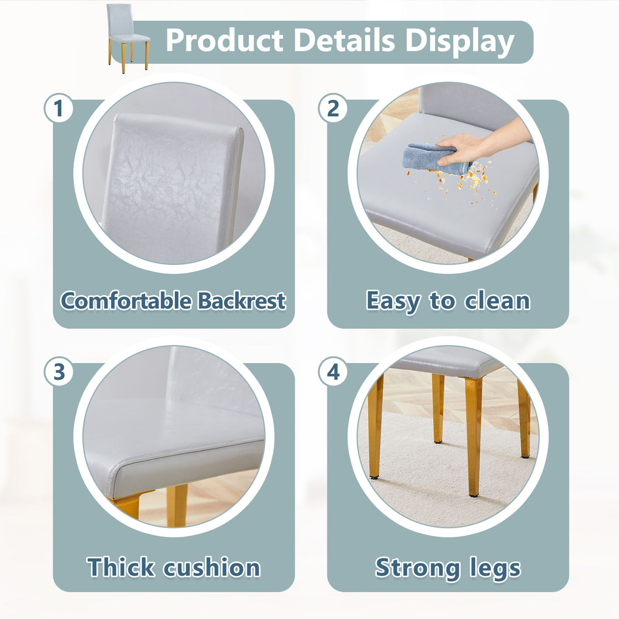 Modern Dining Chairs With Metal Legs