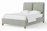 Pure Maple - Upholstered Bed - Forest Green / Maple Syrup