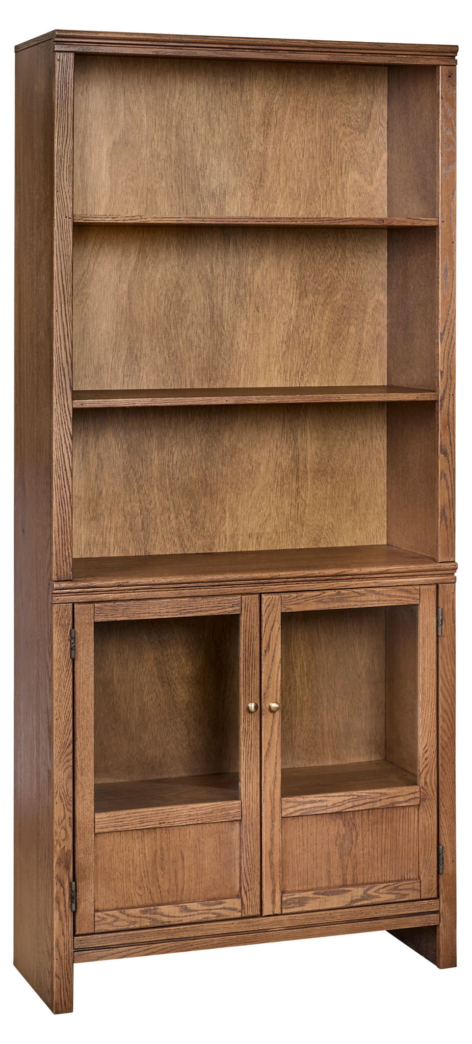 74" Bookcase w/ 2 Doors