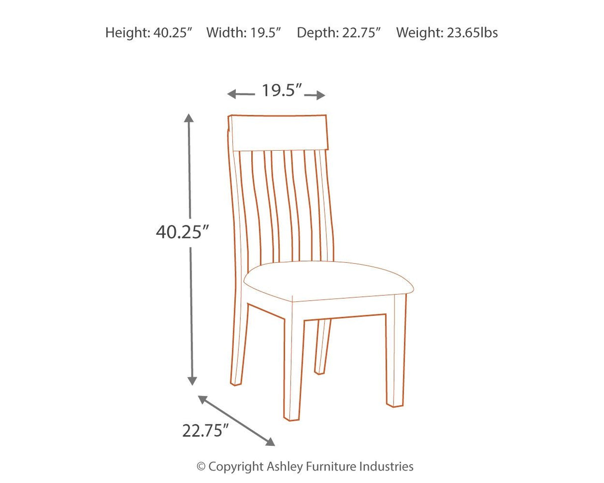 Ralene - Dining UPH Side Chair (Set of 2) - Medium Brown