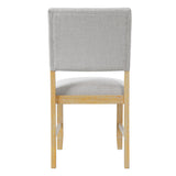 Rustic Farmhouse Dining Room Rectangular Table With 4 Upholstered Chairs And Bench