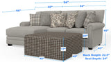 Livingston - Sectional With Comfort Coil Seating And Accent Pillows