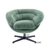 Modern Chenille Office Chair With 360 Degree Swivel