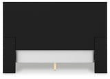 Londer - Black - Queen Panel Bed