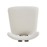 Modern Upholstered Armless Dining Chairs With Metal Legs