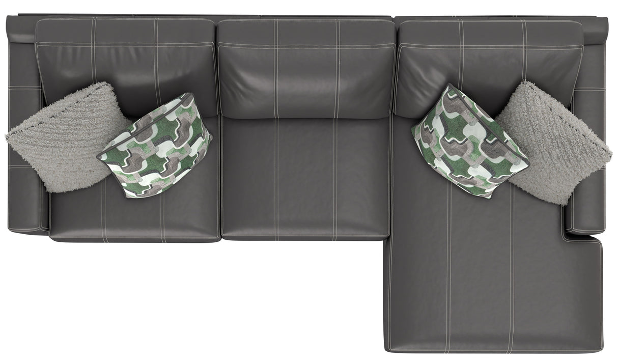 Minori - Italian Leather Sectional Sofa
